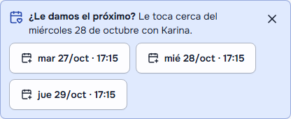 El próximo turno en la caja